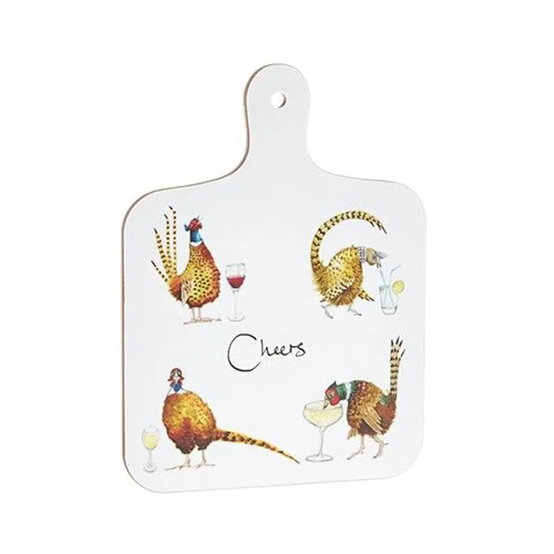 At Home in the Country Cheers Chopping Board